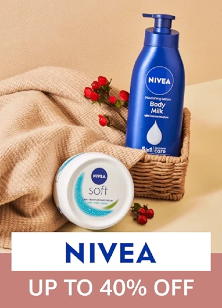 nivea 40% off